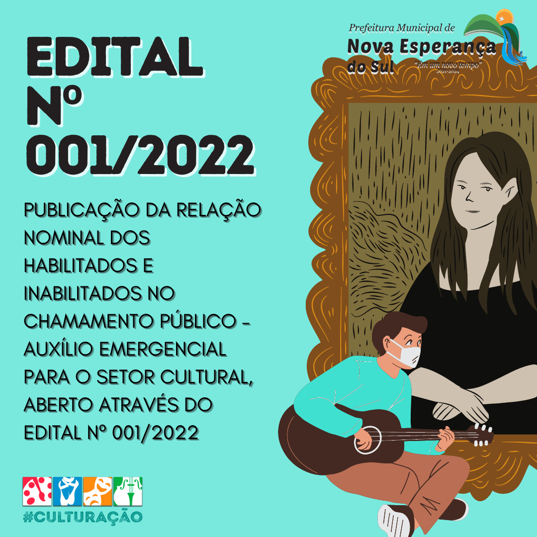 EDITAL Nº 001/2022